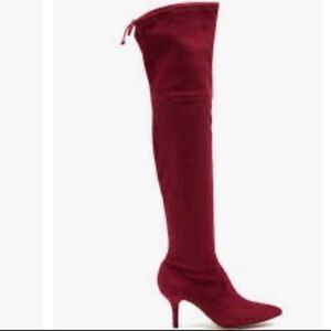 Like new! Vince Camuto Ashlina Over the Knee Boot Red, 9.5